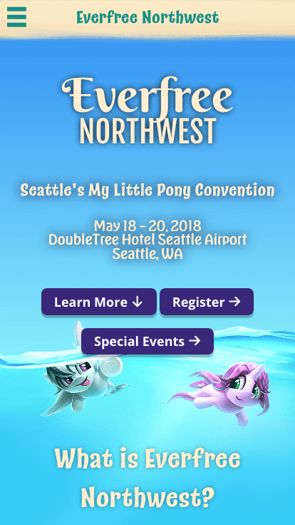 "Everfree Northwestmobile site"